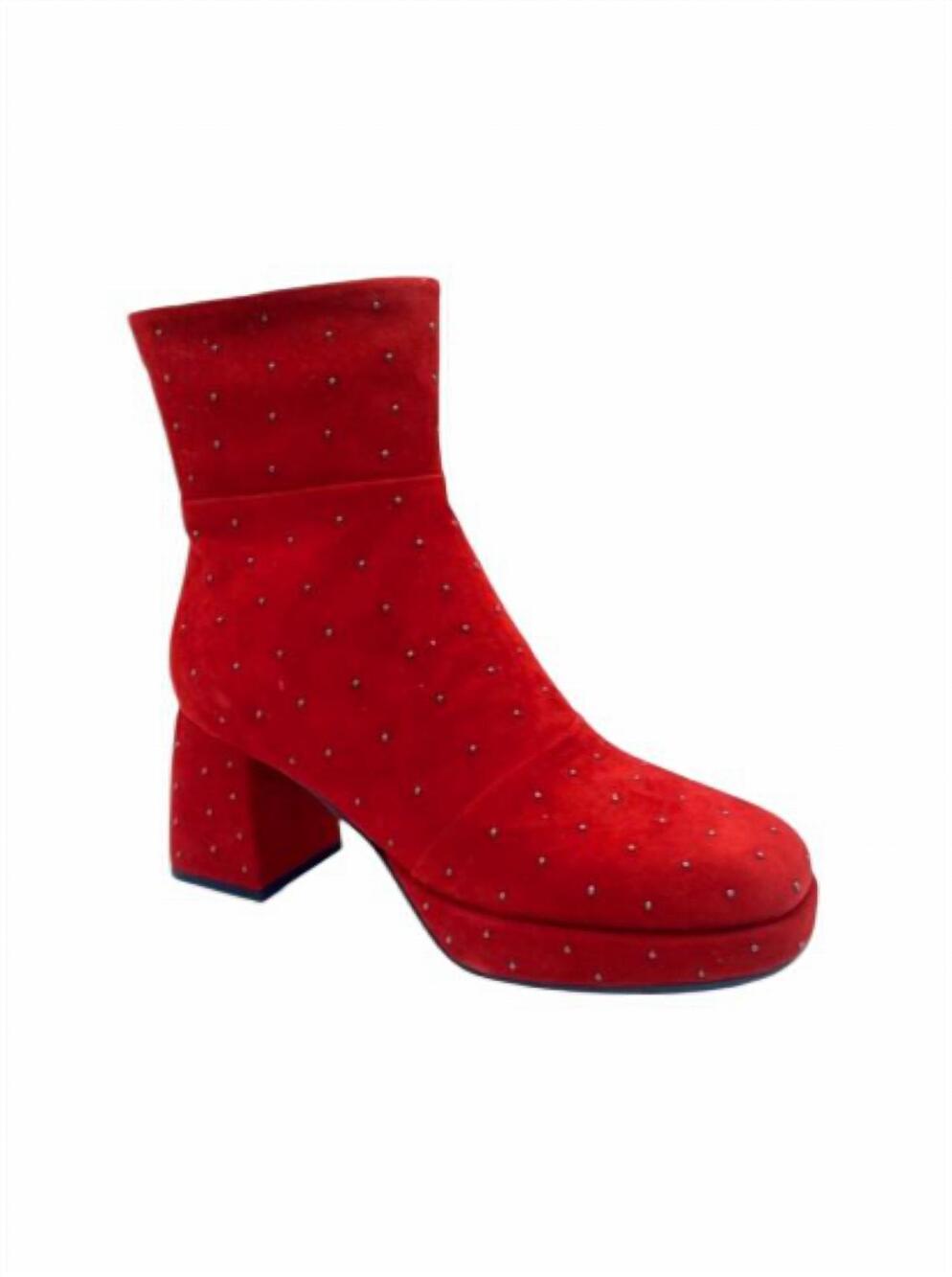 NEW VANELI women's vava platform boot in red
